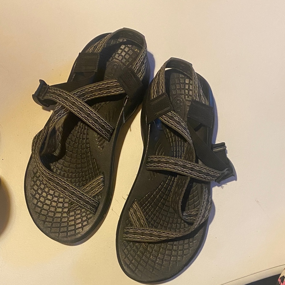 Chaco Black and Gray Sandals